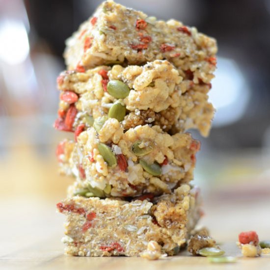 Superfoods Almond Butter Bars