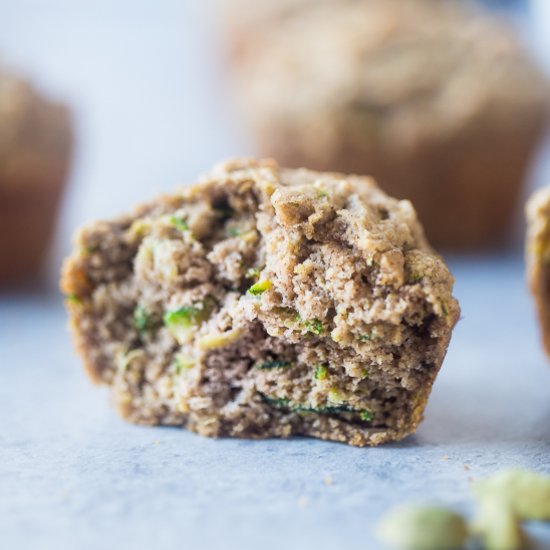 Low Carb Zucchini Tahini Muffins