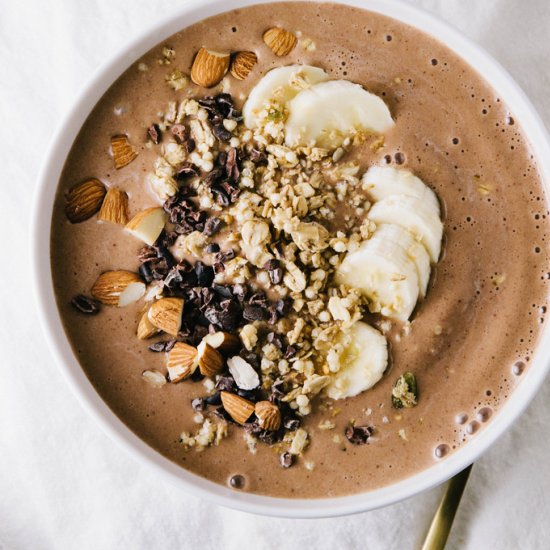 Chocolate Almond Butter Smoothie