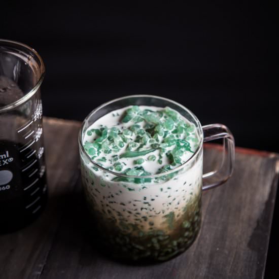 Jelly with Coconut Milk & Sugar