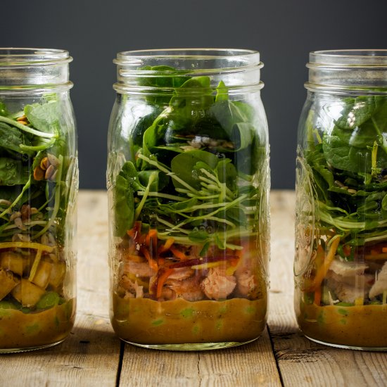 Three-Way Mason Jar Salad