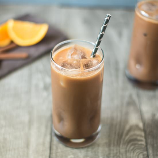 Mexican Almond Caramel Iced Mocha