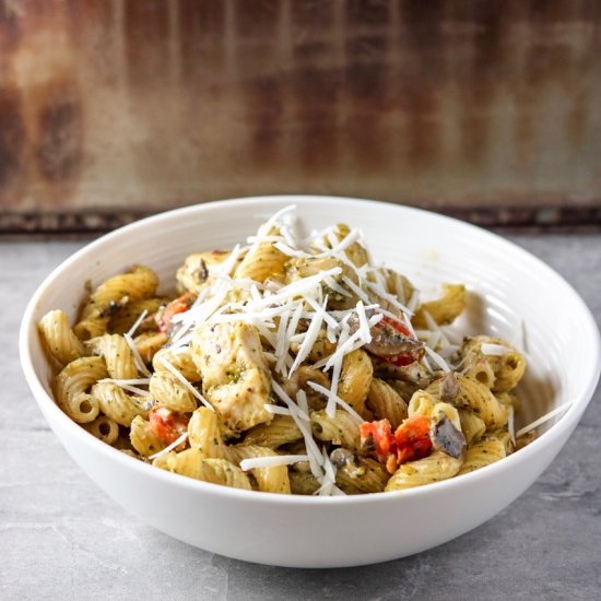 Pesto Cavatappi