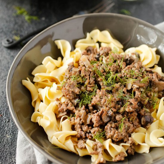 Hamburger Stroganoff