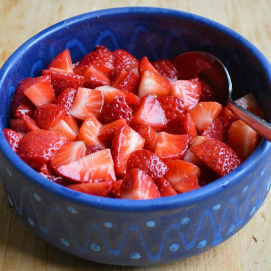 Sweetened Strawberries