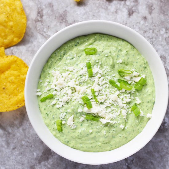 Creamy Jalapeno & Avocado Salsa