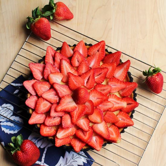 Strawberry Mascarpone Tart