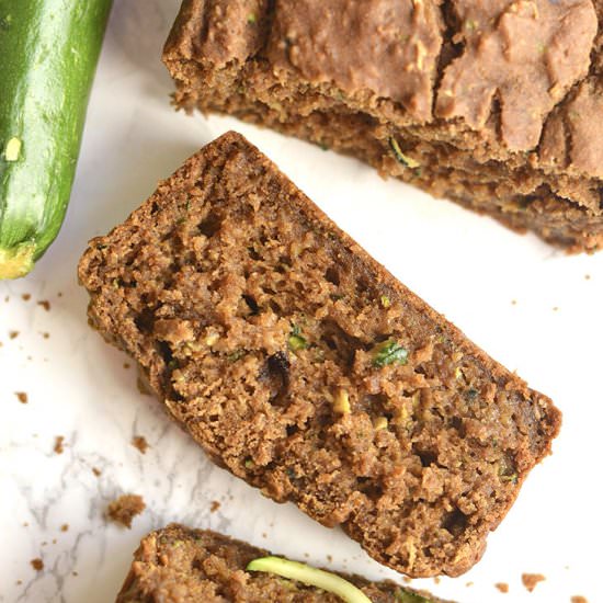 Zucchini Walnut Espresso Bread