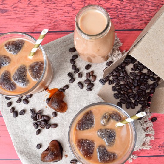 Iced Roasted Hazelnut Mocha Latte