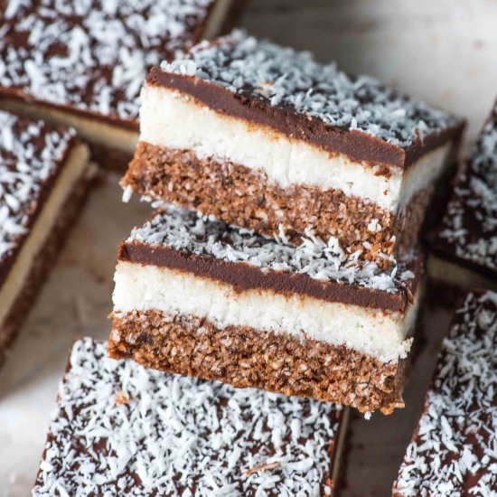 Quick and Easy Coconut Slice