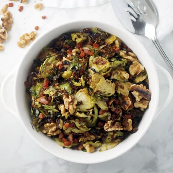 Brussels Sprouts with Pancetta