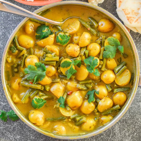 Easy Green Bean & Potato Curry