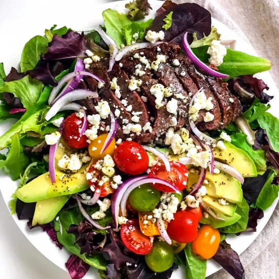 Avocado Steak Salad