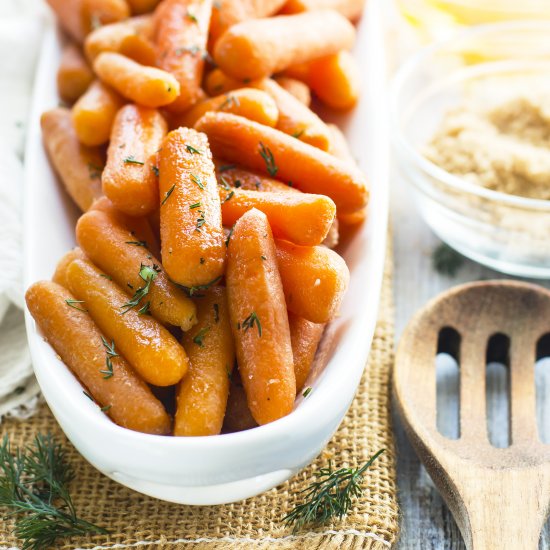 Slow Cooker Honey Glazed Carrots