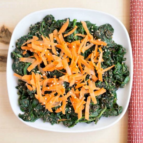 Spinach with Sesame Sauce