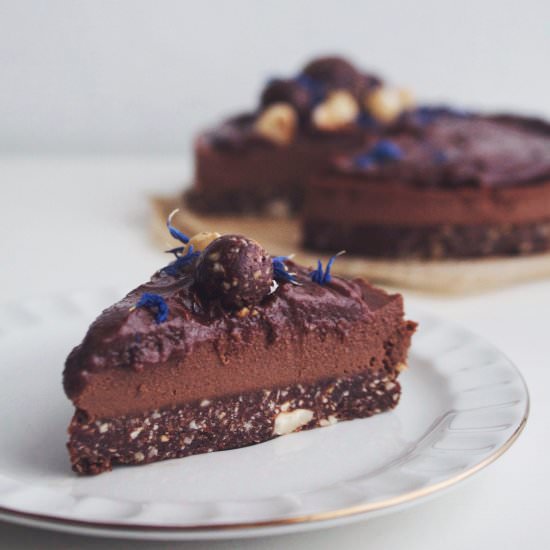 Raw Nutella Cake