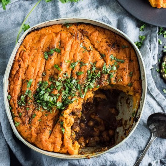 Curried Vegan Shepherd’s Pie