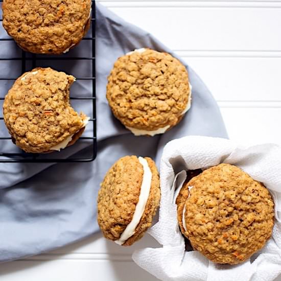 Carrot Oatmeal Cream Pies