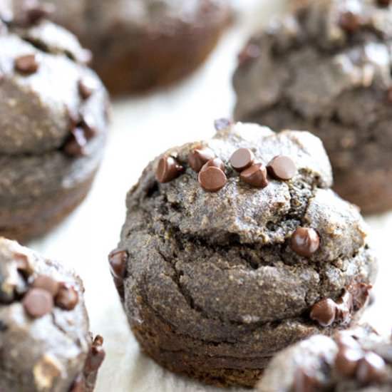 GF Chocolate Protein Muffins