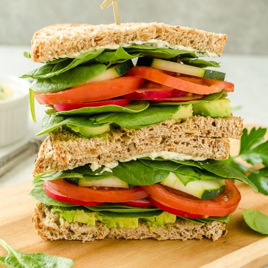 Ultimate Veggie Sandwich