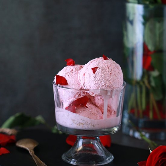 Gulkand / Rose Petal Ice Cream