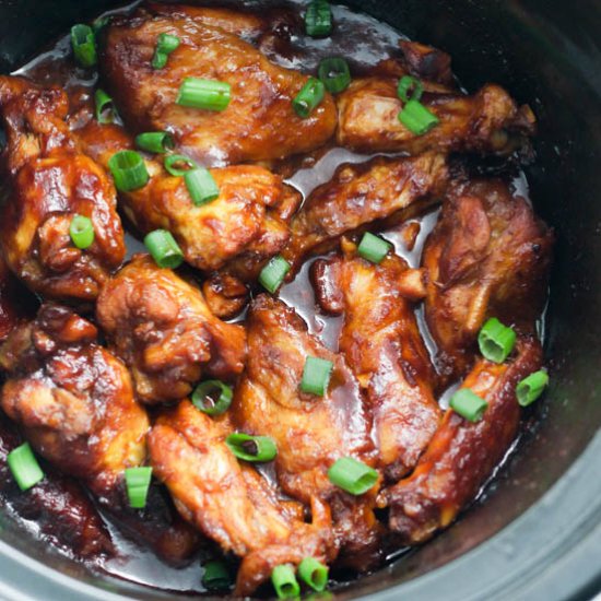 Slow Cooker Barbecue Wings