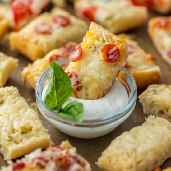 French Bread Pizza Bites