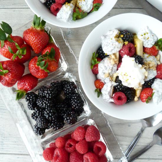 Chia Pudding Banana Splits