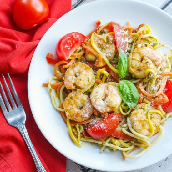 Basil Pesto Vegetable Pasta