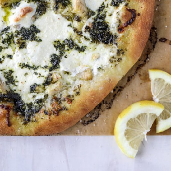 Artichoke Burrata Pizza