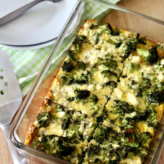 Overnight Broccoli Egg Casserole