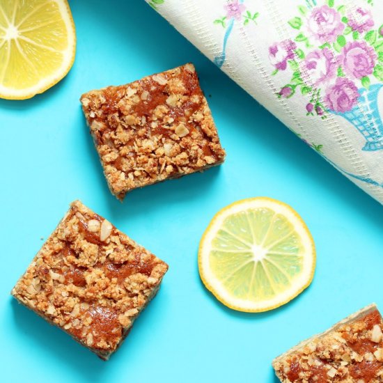 Vegan Meyer Lemon Bars (GF)