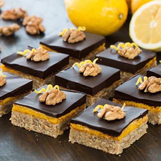 Walnut Lemon Bars