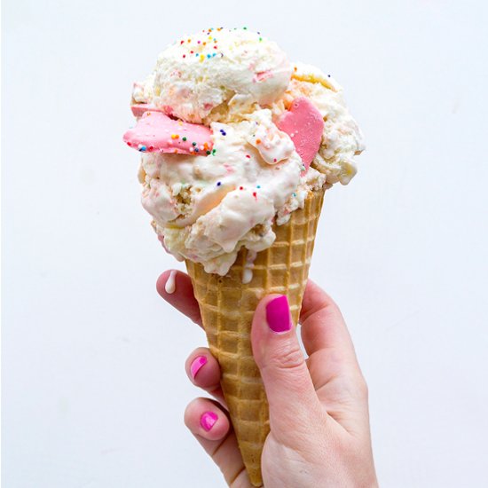 Frosted Animal Cracker Ice Cream