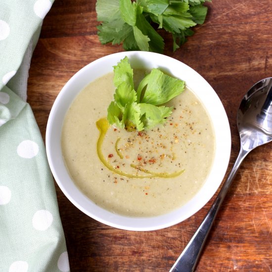 Celery and White Bean Soup