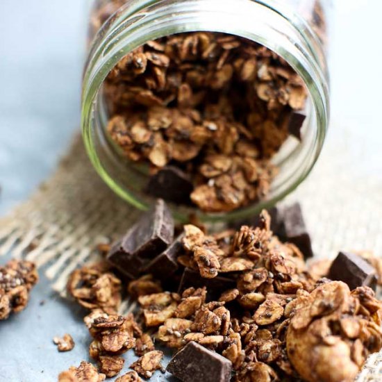 Chocolate Chia Granola