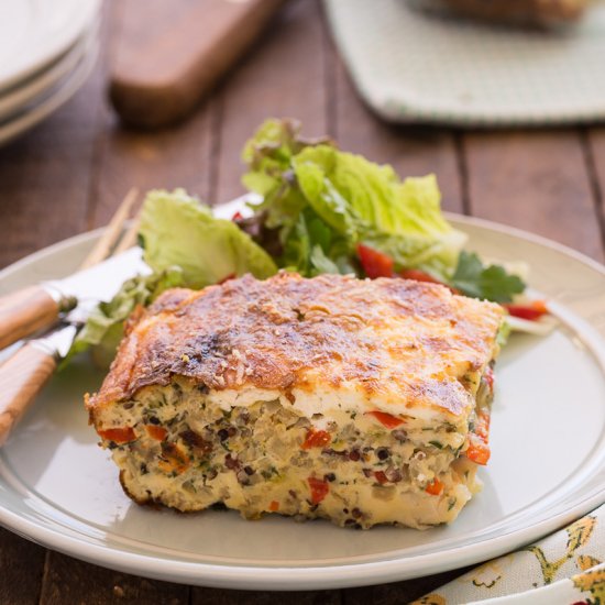 Veg & Quinoa Breakfast Casserole