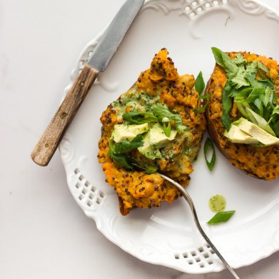 Stuffed Sweet Potatoes