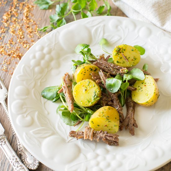 Leftover Brisket Salad