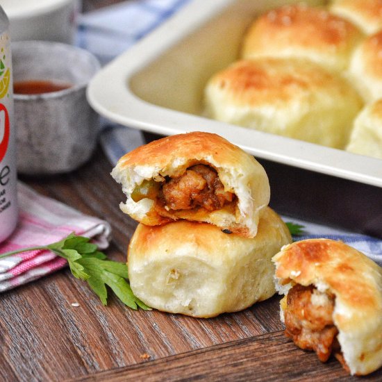 Cashew Chicken Stuffed Buns