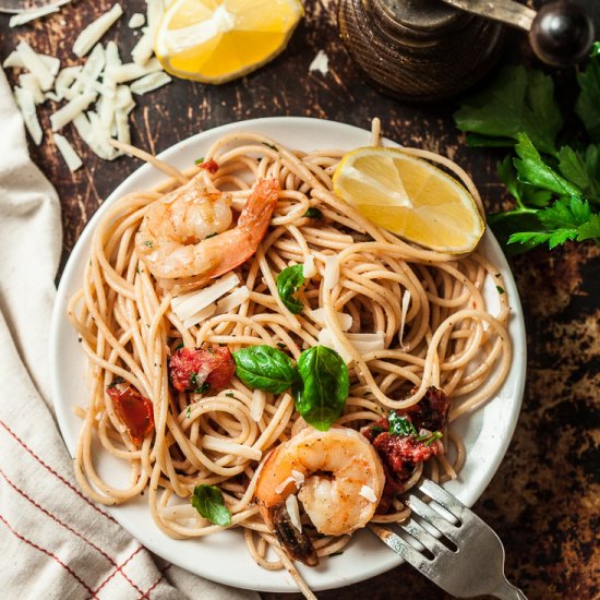 Skillet Shrimp Scampi