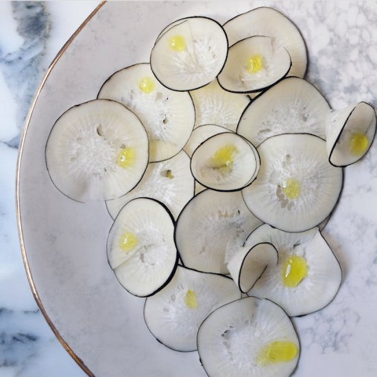 Black Radish Carpaccio