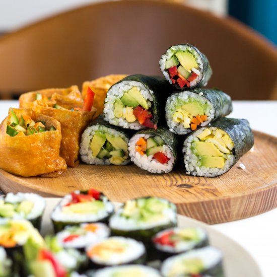 Veggie sushi