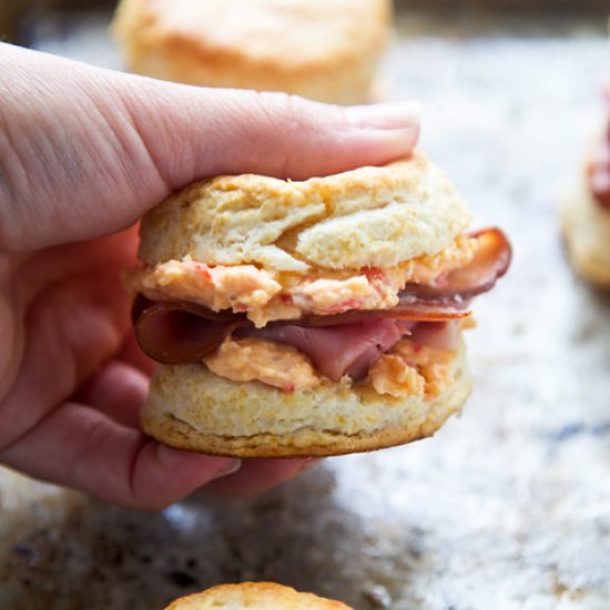 Ham & Pimento Cheese Biscuits