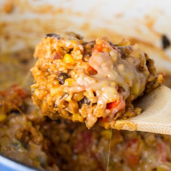 Vegetarian Mexican Rice Casserole