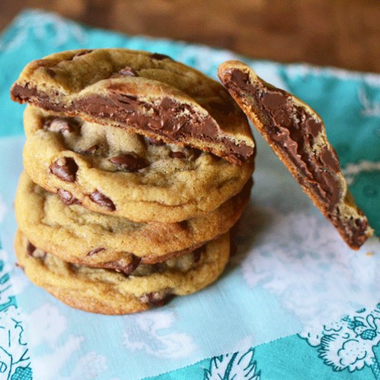 Nutella Chocolate Chip Cookies