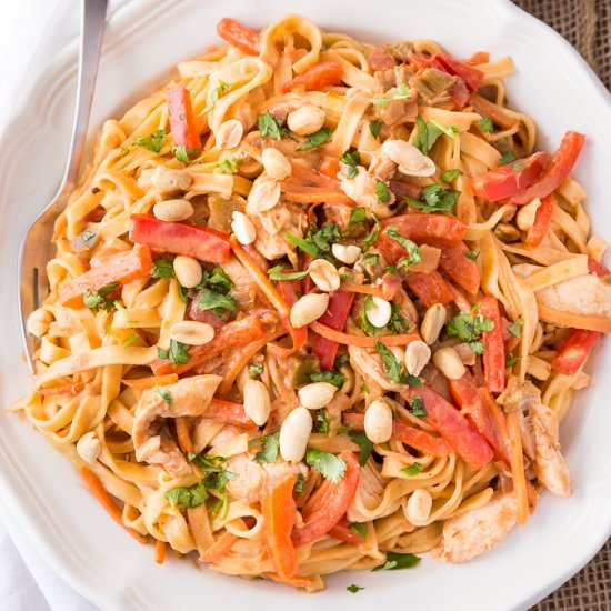 Thai Chicken Fettuccine