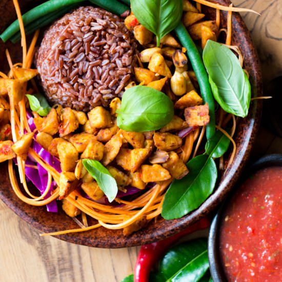 Bali Bowl with Tempeh and Sambal