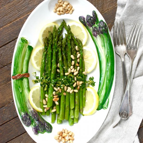 Roasted Asparagus with Gremolata