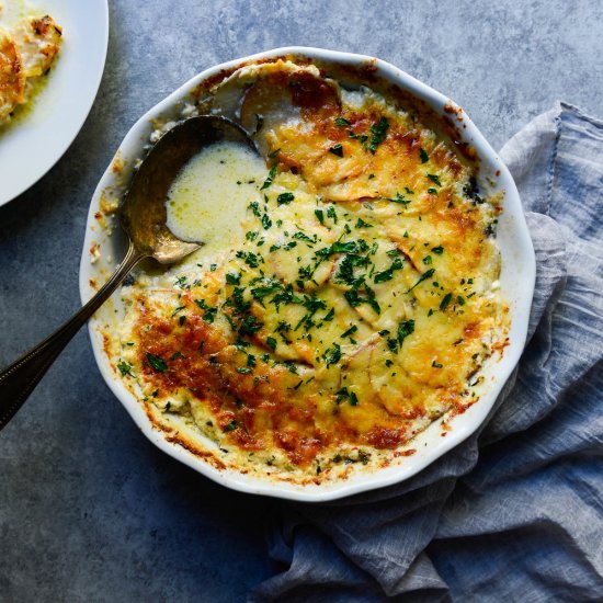 Turnip & Thyme Gratin